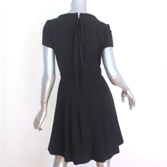 Red Valentino Black Pleated Dress - Picture 5 of 10